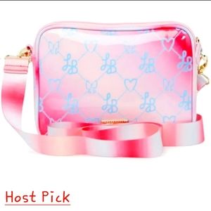 Betsey Johnson pink crossbody